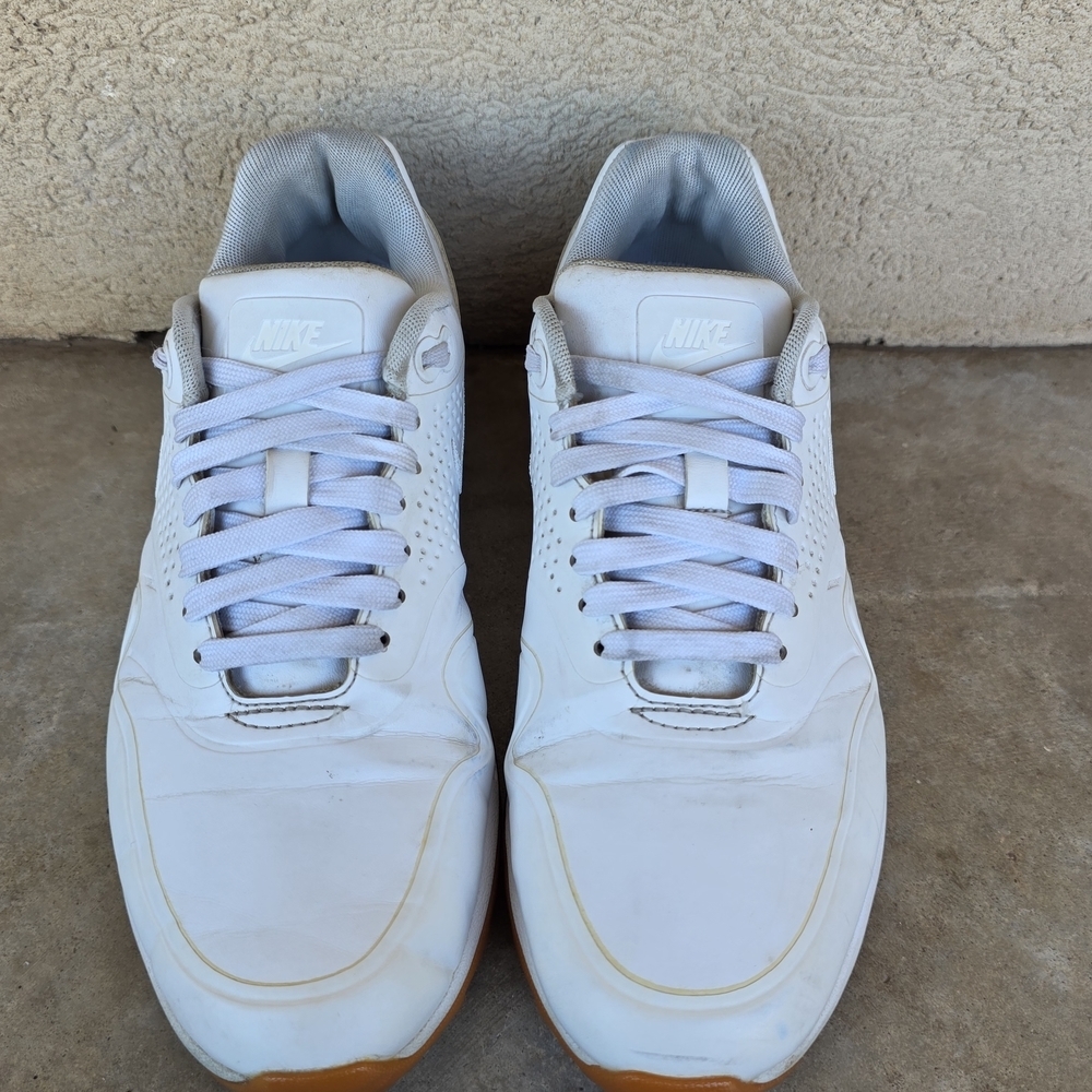 Nike Air Max 1 Women's Golf Shoes Sneakers Spikeless White Gum AQ0865-100 Size 7 - Picture 5 of 8